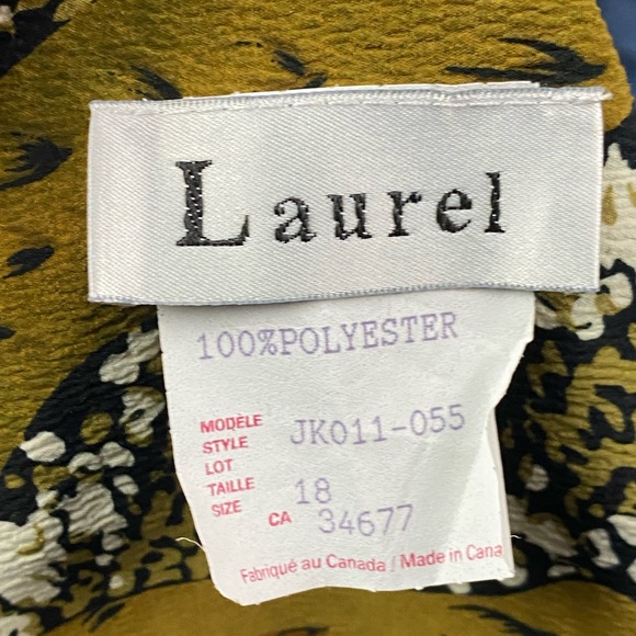 Lightweight Animal Print Blazer Like W/Shoulder Pads Sz 16. (SzXL) - Picture 8 of 8